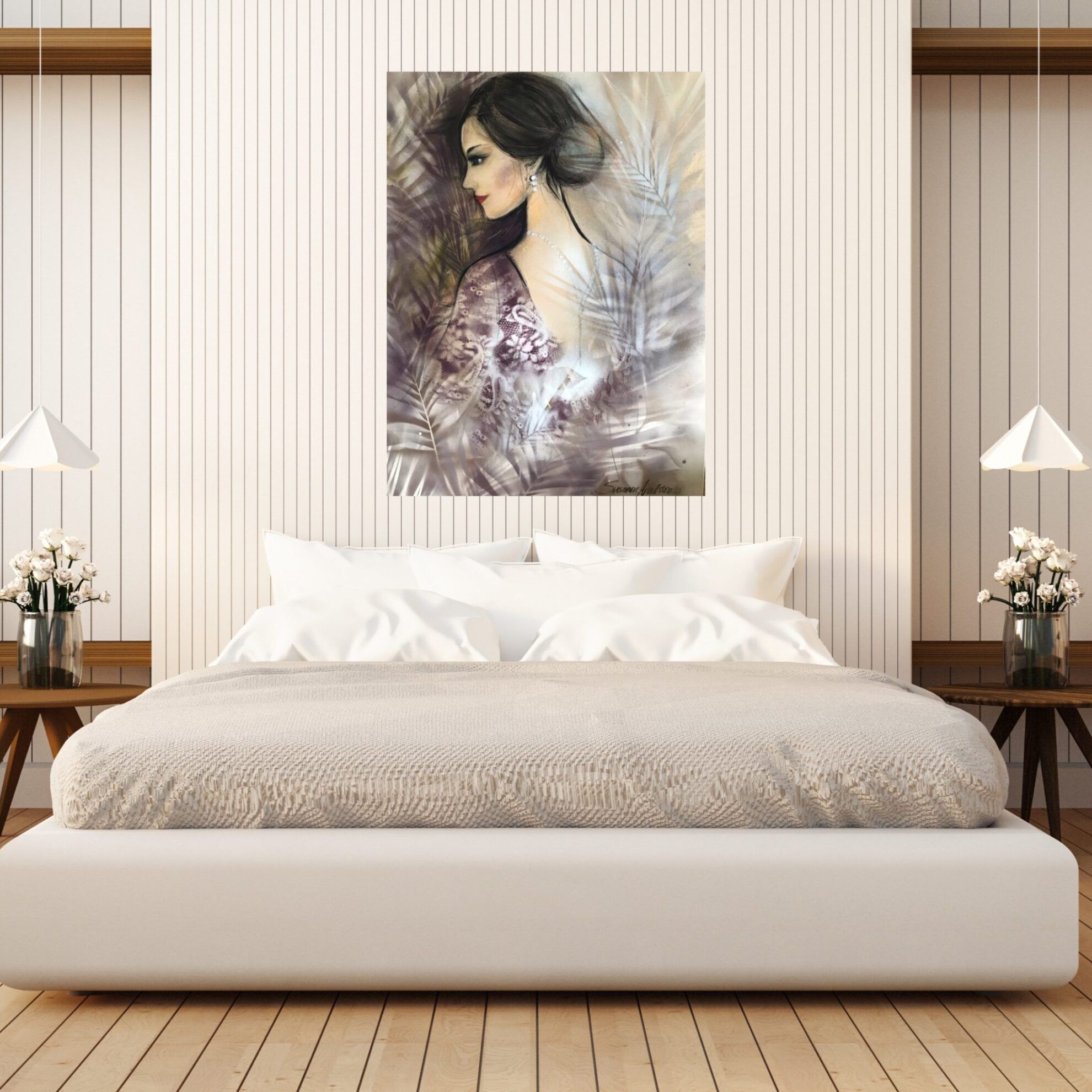 Oljemålning - Woman