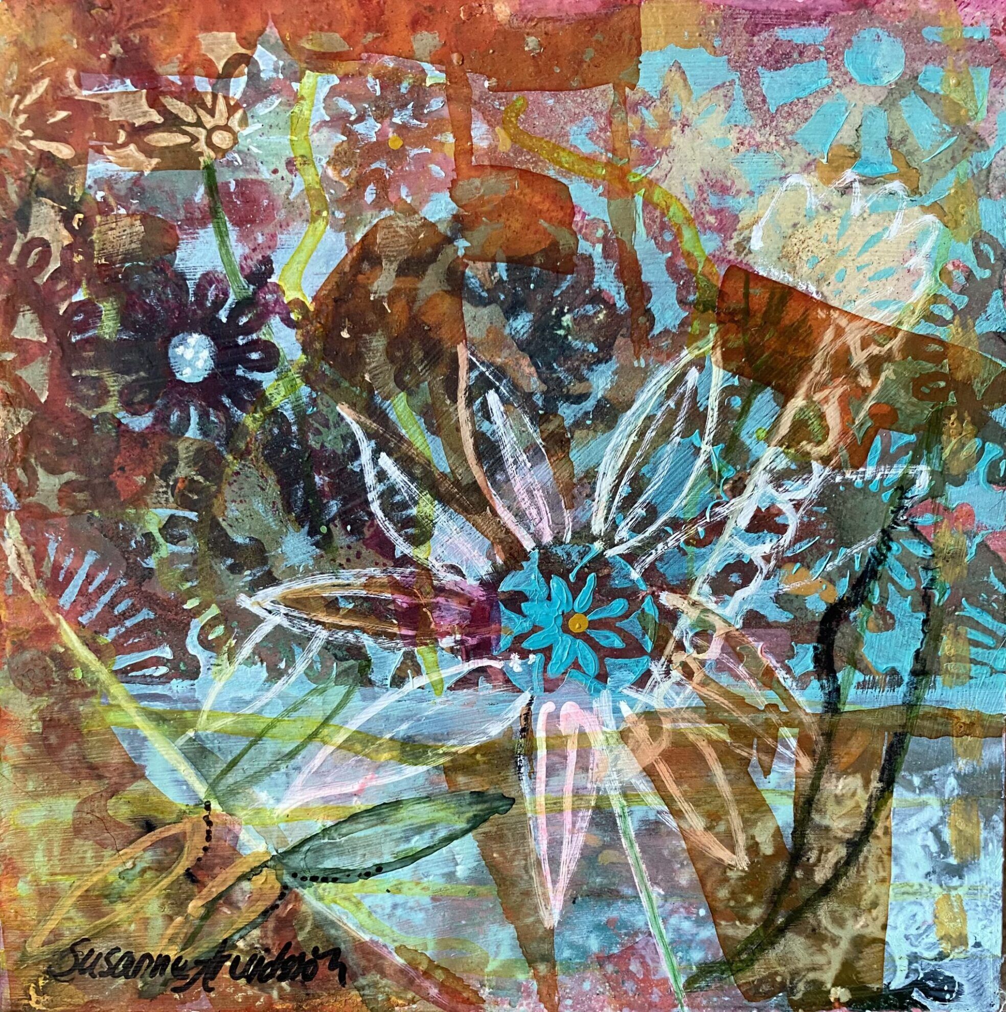 Konst på väggarna - Flower pattern - Bild 3