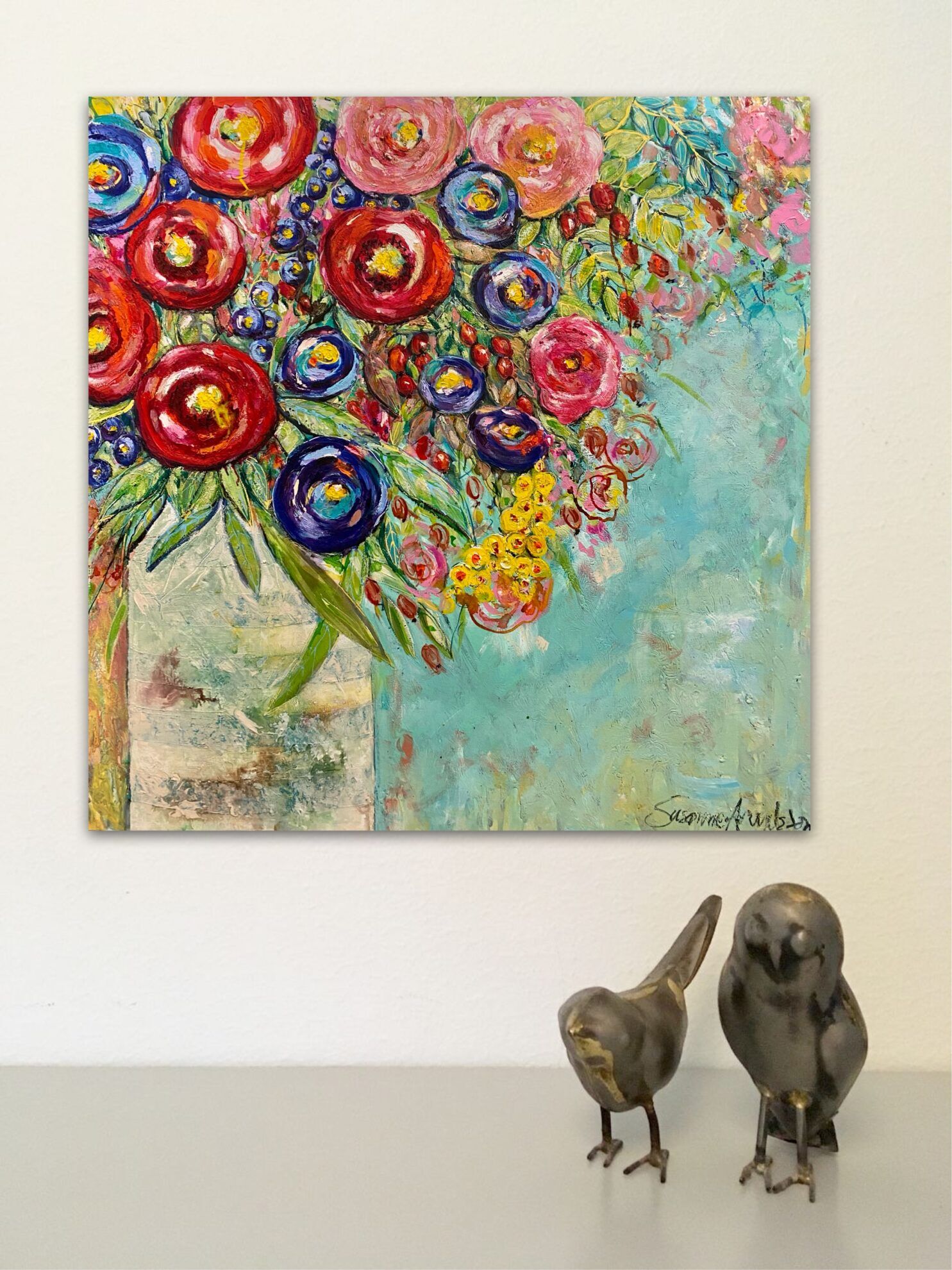 Köp stor Oljemålning - Färgprakt - Bild 6