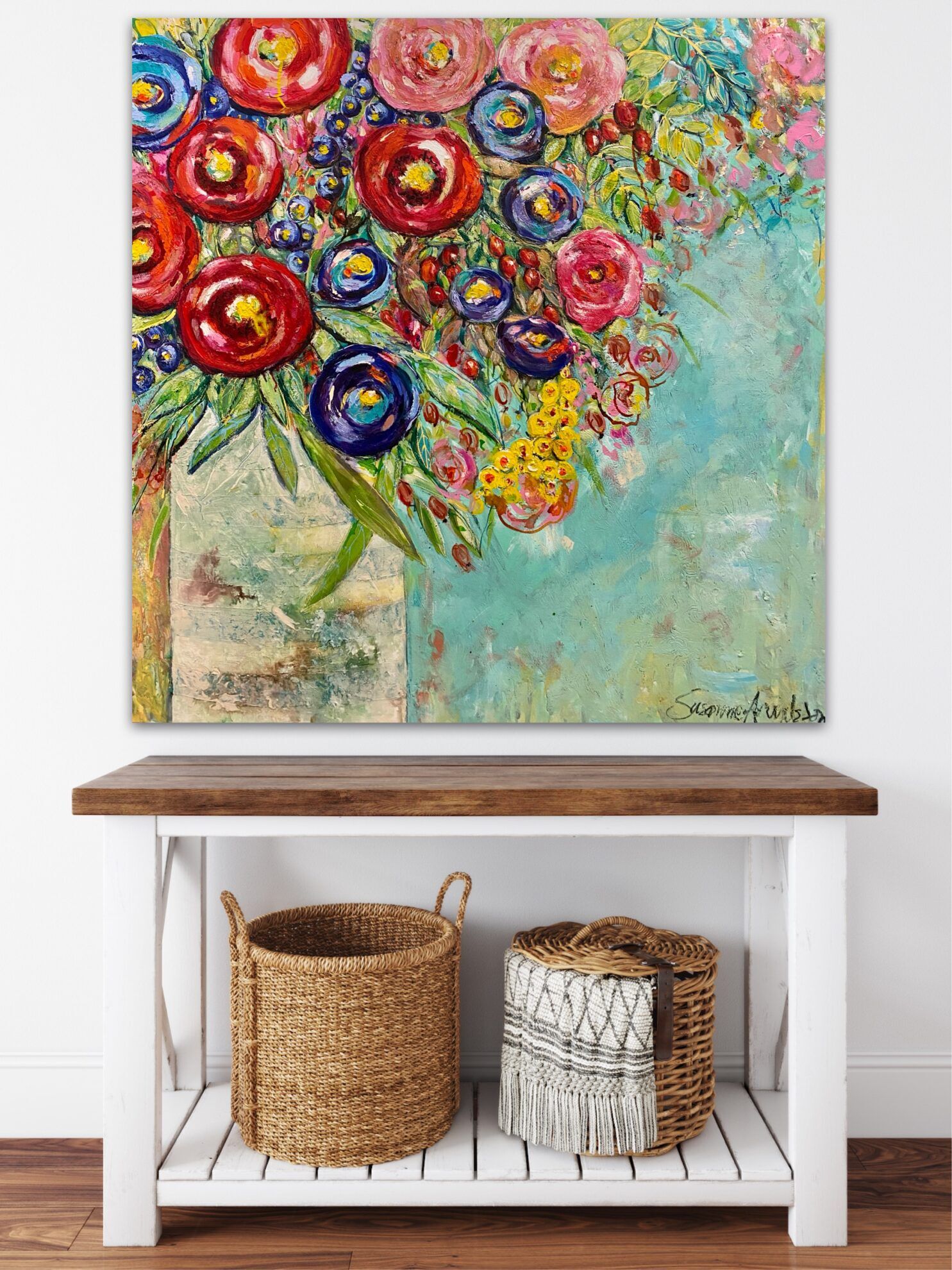 Köp stor Oljemålning - Färgprakt - Bild 5