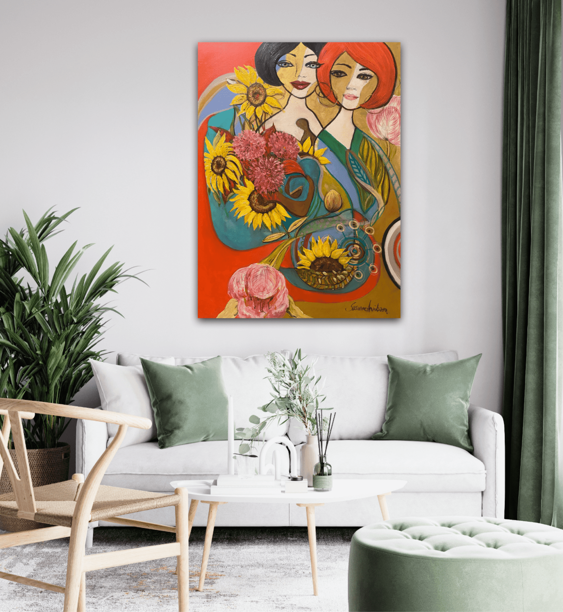 Köpa Färgglad tavla - Bild 2