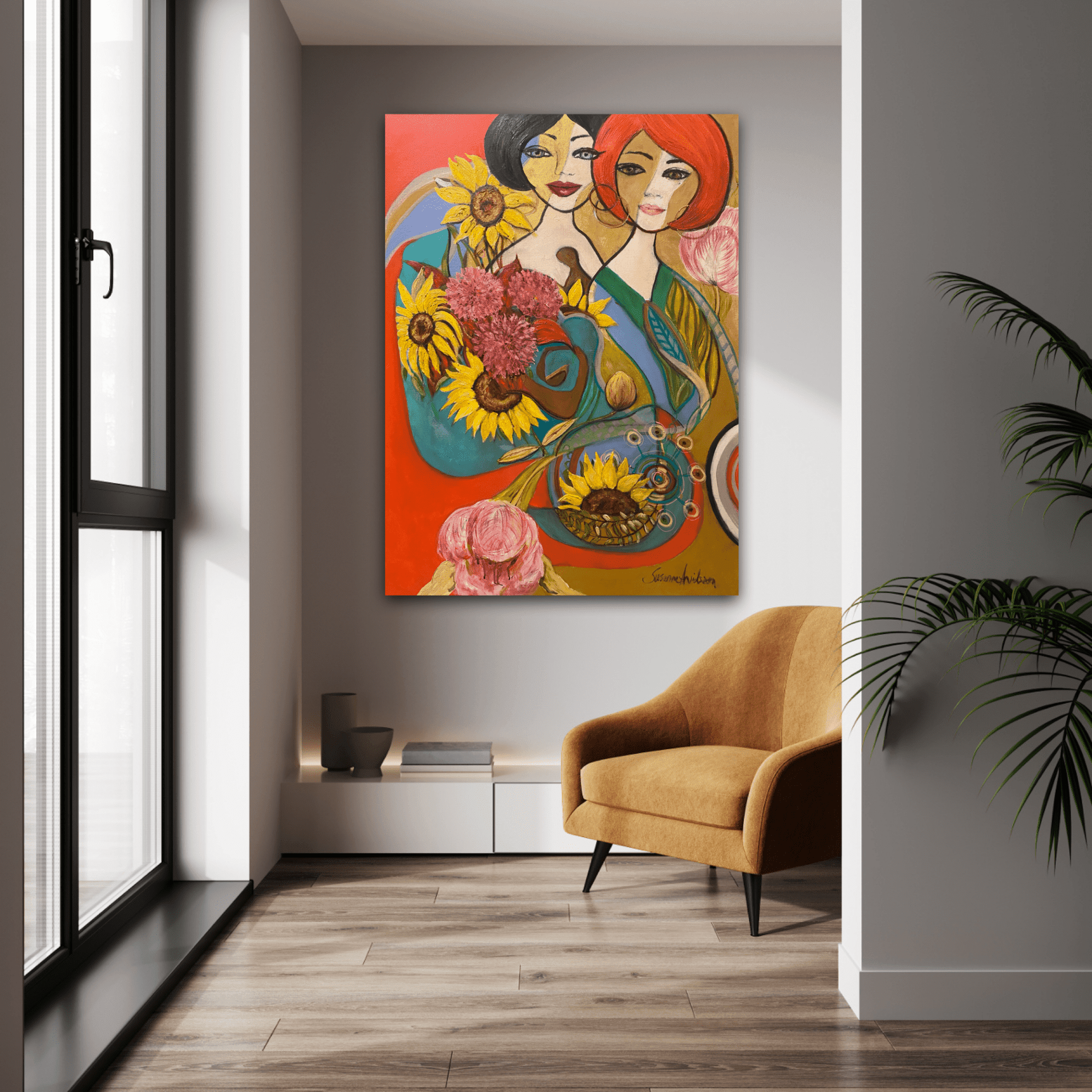 Köpa Färgglad tavla - Bild 4