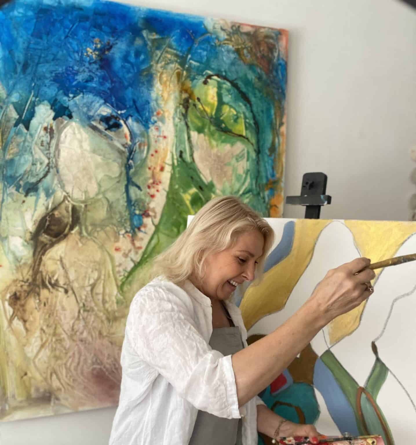 Målarkurs i Örebro med Susanne 8 Juni